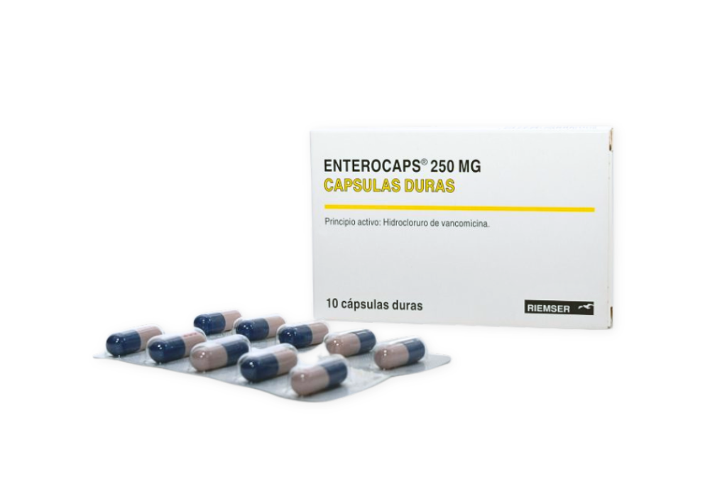 Enterocaps 250 mg, cápsula
Vancomicina, Advance Scientific Group.