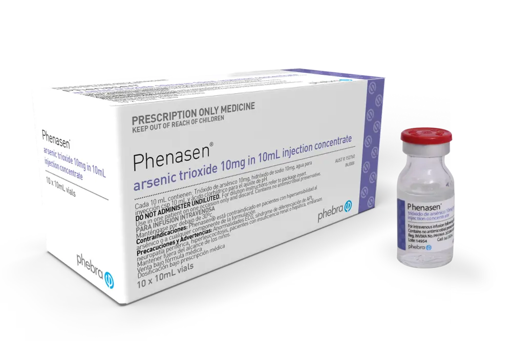 Phenasen 10 mg en 10 ml, Solución Inyectable, Advance Scientific Group.