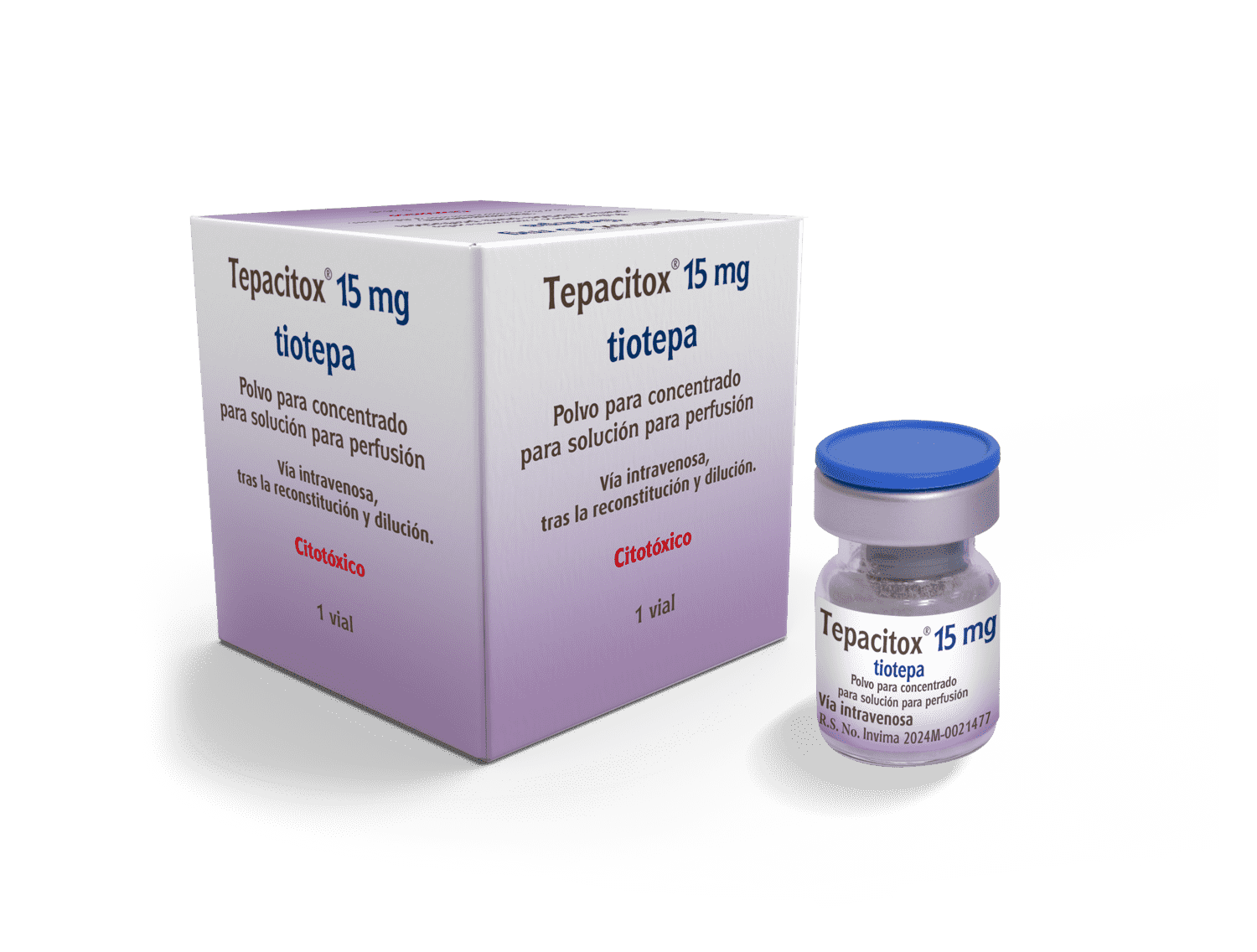 Tepacitox® 15 mg, polvo liofilizado, Advance Scientific Group.