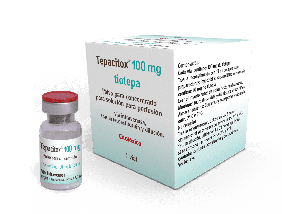 Tepacitox® 100 mg, polvo liofilizado, Advance Scientific Group.