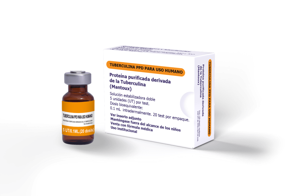 Infectología - Tuberculina, PPD para uso humano.
